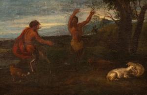 de'Pitati Bonifacio,Satyr Dancing in a Landscape,1540,Simon Chorley Art & Antiques 2023-07-25