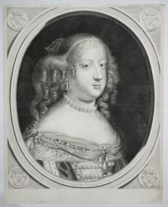 de POILLY Nicolas I,PORTRAIT de Marie-Thérèse d'Autriche, Reine de Fra,1675,Eric Caudron 2017-09-22