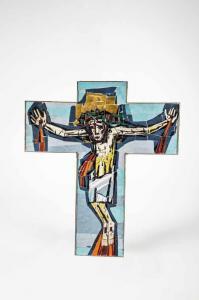 de PONTE Joseph 1922-2006,Ausdrucksstarker Christus am Kreuz,Auktionshaus Dr. Fischer DE 2019-05-17