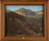DE POORTER I 1800-1900,Paysage montagneux,1937,VanDerKindere BE 2013-04-23