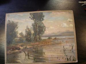 DE POURTALèSE Auguste,Bordure de lac,1863,Tajan FR 2016-07-07