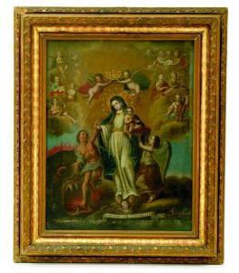 DE PRIEGO JOSE 1800-1800,La Madre Santísima  de la Luz.,Morton Subastas MX 2011-01-20