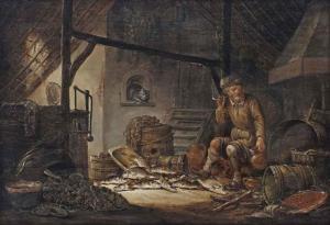 de PUTTER Pieter 1600-1659,A barn interior,1610,Christie's GB 2014-11-25