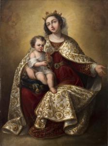 de QUESADA Augusto Manuel 1824-1891,Virgen del Rosario con el Niño,1861,Alcala ES 2018-06-12