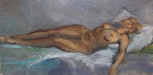 DE RAEMY Y,Femme nue allongée,Le Calvez FR 2013-03-28