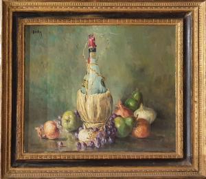 de RASKY Marie Madeleine 1897-1982,Bouteille, fruits et légumes,Rossini FR 2022-09-09