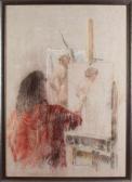 DE REITER DAS WEISSE Maria,painter depicts nude,1947,Twents Veilinghuis NL 2016-10-14