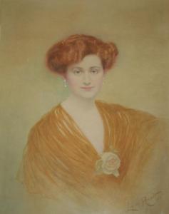 DE RENAULT Lex,PORTRAIT OF A LADY,1909,Lawrences GB 2014-01-17