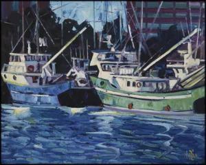 de repentigny halin 1959,Green Boat,2008,Heffel CA 2014-08-28