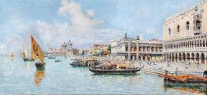 DE REYNA MANESCAU Antonio Maria,Venice, view of Bacino di San Marco,Palais Dorotheum 2023-10-24