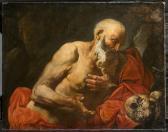De RIBERA Jusepe 1588-1652,Saint Hieronymus.,Galerie Koller CH 2008-09-15