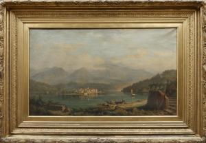 de RICHARDS Frederick Bourg 1822-1903,Lake Lucerne,Neal Auction Company US 2023-05-25