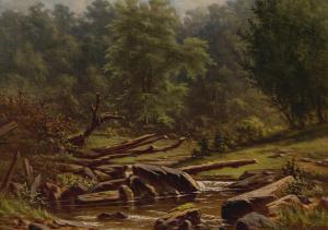 de RICHARDS Frederick Bourg 1822-1903,Mountain Stream,Sotheby's GB 2018-10-20