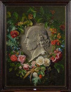 de RIJK James 1806-1882,Portrait du peintre Jan Willem Pieneman en bas-rel,VanDerKindere 2018-04-24