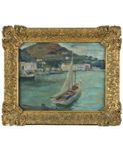 de RINALDO Federico 1910,Marina con barca, Napoli,Eurantico IT 2022-08-29