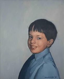 de ROSE Gérard 1918-1987,Portrait of a Young Boy,1985,David Lay GB 2024-01-18