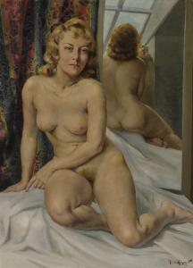 de ROUGEMONT Philippe 1891-1965,THE REFLECTION,1940,Sotheby's GB 2018-02-01
