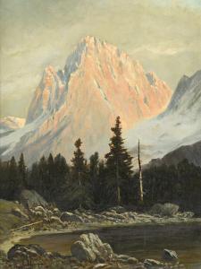 de RUBELLI Giuseppe 1844-1916,Cime innevate,Meeting Art IT 2024-04-20