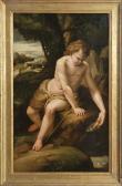 DE RUBIALES Pedro 1511-1582,Der heilige Johannes der Täufer in der Landschaft,Schlosser 2013-06-29
