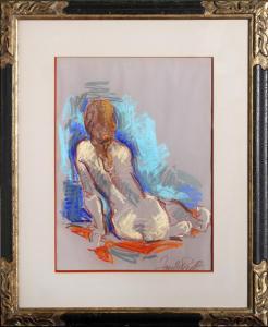 De RUTH Jan 1922-1991,SEATED GIRL,1964,Ro Gallery US 2023-08-11