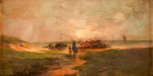 de RUYTER Viktor 1870,STRANDLANDSCHAFT MIT FIGURENSTAFFAGE VOR UNT,Hargesheimer Kunstauktionen 2017-03-11