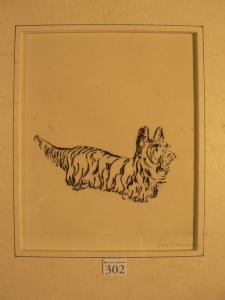 de SAINT DENIS Germaine 1900-1900,Etude de chien,Millon & Associés FR 2006-12-18