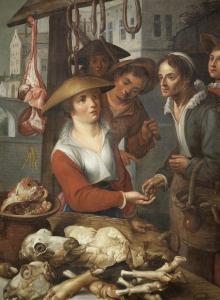 de SAIVE Jean Baptiste 1540-1624,The meat seller,Bonhams GB 2017-04-06