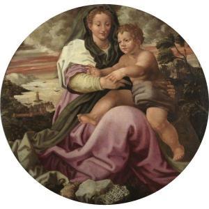 DE SERVI CONSTANTINI 1554-1622,VIRGIN AND CHILD,Sotheby's GB 2011-01-27