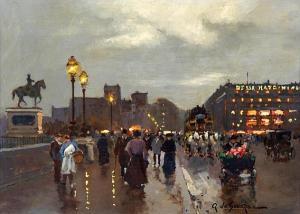 DE SEVERAC Gilbert Alexandre,Evening on a Parisian street,Bonhams GB 2009-07-12