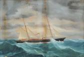 DE SIMONE Antonio 1851-1907,Ritratto dello steam yacht Tighnamara in mare aperto,Cambi IT 2012-05-30