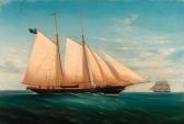 de SIMONE Tomaso,A schooner of the Royal Thames Yacht Club at sea; ,1870,Christie's 2000-05-11