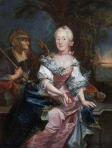 de SIXE Louis Antoine 1704-1780,Portrait d'Anne Neyret de la Ravoye, née Var,1756,Beaussant-Lefèvre 2022-10-14