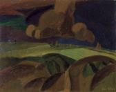 de SMET Gustave 1877-1943,Paysage,1917,De Vuyst BE 2011-10-22