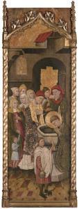 de SORIA Martín 1449-1487,The Baptism of Saint Martin of Tours,Christie's GB 2006-10-17