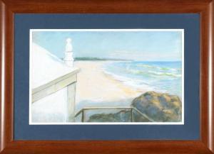 DE SOUZA PINTO Jose Julio 1856-1939,Au bord de la plage à Ermida,Adjug'art FR 2023-07-25