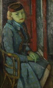 de SUTTER Jules 1895-1970,Dame assise,Campo & Campo BE 2023-10-24