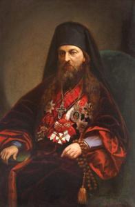 de SZATHMARI Carol Popp,Calinic Miclescu, Metropolitan Bishop of Ungro-Wal,1879,Artmark 2022-10-24