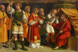 DE TATTI Francesco 1470-1532,Saint Stephen on trial,1992,Galerie Koller CH 2017-09-22