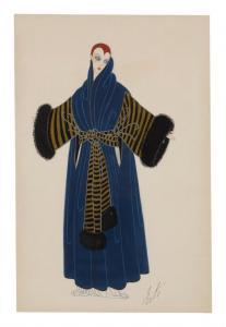 De Tirtoff Romain 1892-1990,Costume Design: Blue Robe,1964,Sotheby's GB 2018-02-06