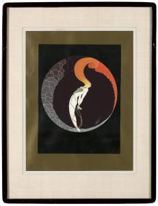 De Tirtoff Romain 1892-1990,L'Amour (Love),John Moran Auctioneers US 2016-01-19