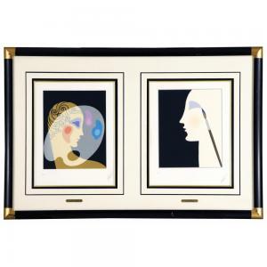 De Tirtoff Romain 1892-1990,THE SIDE OF A FACE (2 WORKS),New Art Est-Ouest Auctions JP 2009-09-18