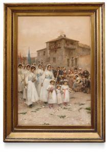 de TOMMASI Publio 1848-1914,La processione,Wannenes Art Auctions IT 2023-05-18