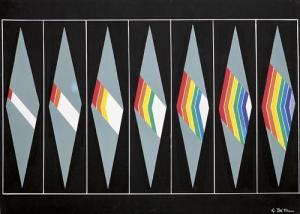 De Tora Gianni 1941-2007,Rombo di luce-sequenza,1978,Meeting Art IT 2016-11-26