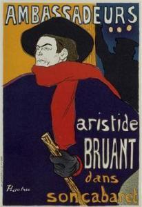 DE TOULOUSE LAUTREC Henri 1864-1901,"AristideBruant-Ambassadeurs",Palais Dorotheum AT 2011-06-16