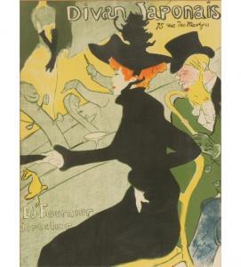 DE TOULOUSE LAUTREC Henri 1864-1901,Divan Japonais,Ripley Auctions US 2010-01-30