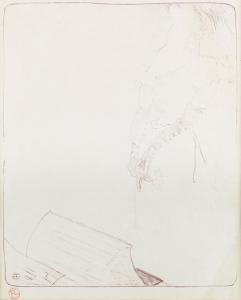 DE TOULOUSE LAUTREC Henri,Frontispice pour 'Yvette Guilbert,1898,Swann Galleries 2018-03-13