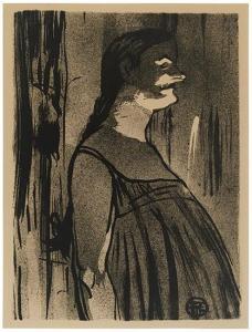 DE TOULOUSE LAUTREC Henri 1864-1901,Madame Abdala,1893,Swann Galleries US 2008-10-31