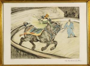 DE TOULOUSE LAUTREC Henri 1864-1901,The Circus : l'Ecuyère de cirque,Yann Le Mouel FR 2018-04-13