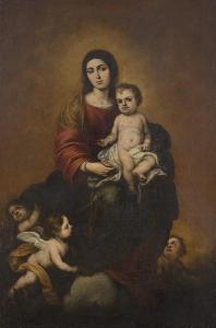 de TOVAR Miguel Alonso 1678-1758,Virgen del Rosario con el Niño,Subastas Segre ES 2017-12-12