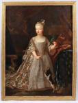 DE TROY Francois,Portrait de l'infante Marie Anne Victoire (1718-17,Kapandji Morhange 2021-06-01